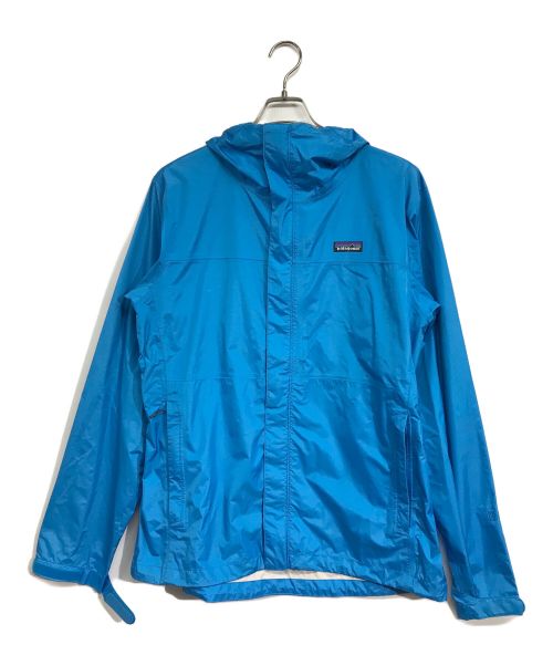 Patagonia（パタゴニア）Patagonia (パタゴニア) トレントシェル ナイロン フーディ ジップアップジャケット ブルー サイズ:Ｌの古着・服飾アイテム