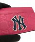 中古・古着 GUCCI (グッチ) Card Case NY Yankees Patch ピンク：18000円