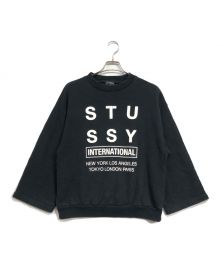 stussy（ステューシー）の古着「クルーネックスウェット」｜ブラック