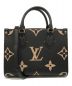 LOUIS VUITTON（ルイ ヴィトン）の古着「2WAYバッグ」｜ブラック×ベージュ