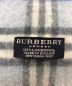 BURBERRY (バーバリー) ノヴァチェックマフラー スカイブルー：5000円