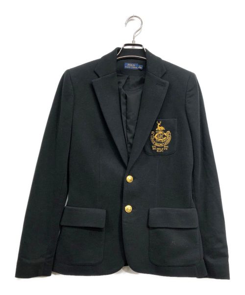 POLO RALPH LAUREN（ポロ・ラルフローレン）POLO RALPH LAUREN (ポロ・ラルフローレン) 金釦ブレザー ブラック サイズ:4の古着・服飾アイテム