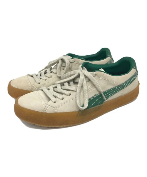 PUMA（プーマ）PUMA (プーマ) ami (アミ) Suede Crepe グリーン×ベージュ サイズ:27.5cmの古着・服飾アイテム