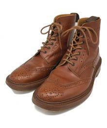 Tricker's（トリッカーズ）の古着「ウィングチップブーツ」｜ブラウン