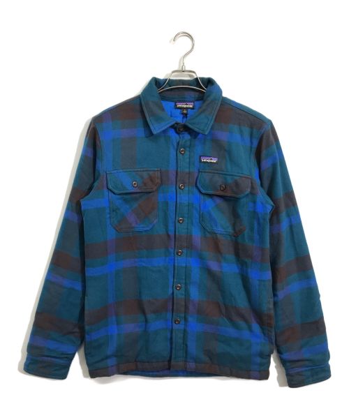 Patagonia（パタゴニア）Patagonia (パタゴニア) インサレーテッドフィヨルドフランネルジャケット ブルー サイズ:Sの古着・服飾アイテム