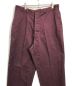 LENO (リノ) WIDE CHINO TROUSERS ボルドー サイズ:36：5000円