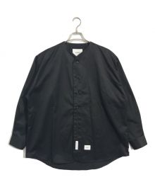 WTAPS（ダブルタップス）の古着「LEAGUE 01 / LS / CTPL. TWILL シャツ」｜ブラック