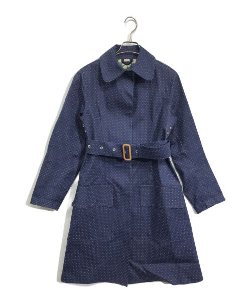 MACKINTOSH（マッキントッシュ）MACKINTOSH (マッキントッシュ) ゴム引きステンカラーコート ネイビー サイズ:34の古着・服飾アイテム