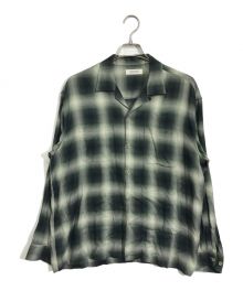 RADIALL（ラディアル）の古着「LO-N-SLO -OPEN COLLARED SHIRT」｜グリーン