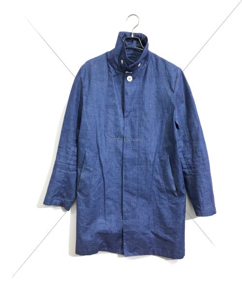 MACKINTOSH（マッキントッシュ）MACKINTOSH (マッキントッシュ) 比翼コート インディゴ サイズ:Mの古着・服飾アイテム