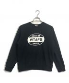 WTAPSダブルタップス）の古着「MEX CREWNECK SWEAT」｜ブラック