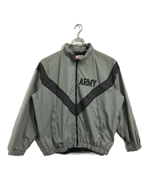 US ARMY（ユーエスアーミー）US ARMY (ユーエスアーミー) トラックジャケット グリーン サイズ:medium　longの古着・服飾アイテム