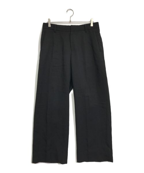 FOLL（フォル）FOLL (フォル) washable heavy touch wardrobe slacks/ウォッシャブル　ヘビー　タッチ　ワードローブ　スラックス ブラック サイズ:3の古着・服飾アイテム