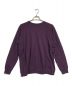 COLINA (コリーナ) Super 140s Washable Wool Sweat パープル サイズ:XL：6000円