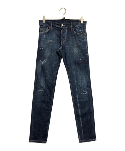 DSQUARED2（ディースクエアード）DSQUARED2 (ディースクエアード) SLIM JEAN ネイビー サイズ:44の古着・服飾アイテム