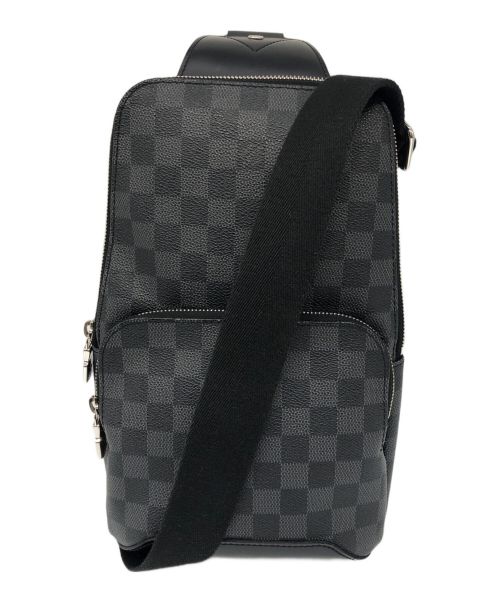 LOUIS VUITTON（ルイ ヴィトン）LOUIS VUITTON (ルイ ヴィトン) アヴェニュースリングバッグ ブラックの古着・服飾アイテム