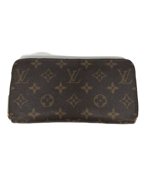 LOUIS VUITTON（ルイ ヴィトン）LOUIS VUITTON (ルイ ヴィトン) ラウンドジップウォレット ブラウンの古着・服飾アイテム