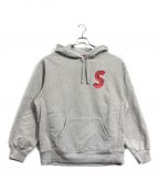 SUPREMEシュプリーム）の古着「s logo hooded sweatshirt」｜グレー