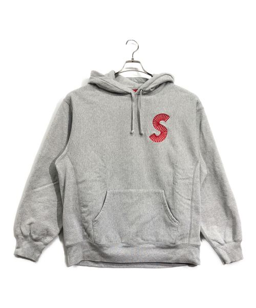 SUPREME（シュプリーム）SUPREME (シュプリーム) s logo hooded sweatshirt グレー サイズ:Lの古着・服飾アイテム