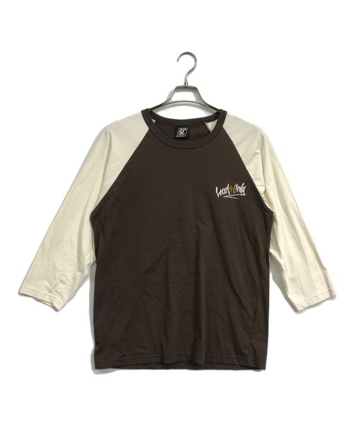 Subculture（サブカルチャー）Subculture (サブカルチャー) TWINEAGLE RAGLANLONGSLEEVE T-SHIRT ブラウン サイズ:1の古着・服飾アイテム