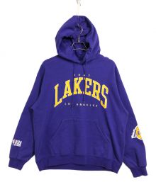 NBA×BAYFLOW（エヌビーエー×ベイフロー）の古着「プルオーバーパーカー」｜パープル