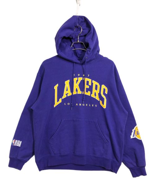 NBA（エヌビーエー）NBA (エヌビーエー) BAYFLOW (ベイフロー) プルオーバーパーカー パープル サイズ:3の古着・服飾アイテム