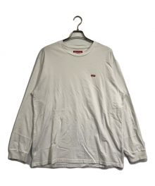 SUPREME（シュプリーム）の古着「Small Box L／S Tee スモールボックス ロゴ ロン」｜ホワイト