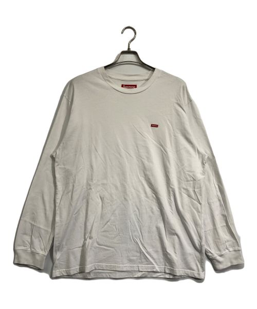 SUPREME（シュプリーム）Supreme (シュプリーム) Small Box L／S Tee スモールボックス ロゴ ロン ホワイト サイズ:XLの古着・服飾アイテム