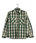 WAREHOUSE（ウエアハウス）の古着「Lot 3104 FLANNEL SHIRTS」｜ブラウン×グリーン×ホワイト