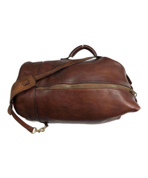 vasco（バスコ）vasco (バスコ) LEATHER DUFFLE BAG ブラウンの古着・服飾アイテム