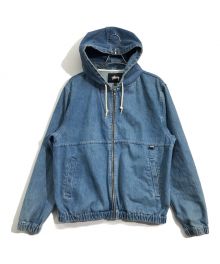 stussy（ステューシー）の古着「デニムアクティブパーカージャケット」｜ブルー