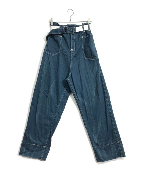 DAN（ダン）DAN (ダン) Replica Jeans - Strapped ブルー サイズ:Lの古着・服飾アイテム