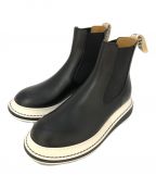 LOEWEロエベ）の古着「CHELSEA BOOT」｜ホワイト×ブラック