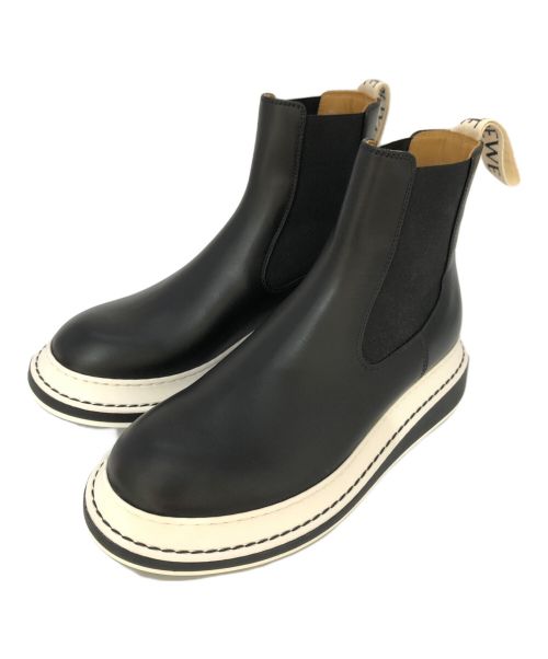 LOEWE（ロエベ）LOEWE (ロエベ) CHELSEA BOOT ホワイト×ブラック サイズ:EU37の古着・服飾アイテム