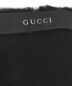 GUCCI (グッチ) GG柄ウールマフラー ブラック：15000円