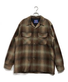 PENDLETON（ペンドルトン）の古着「オンブレチェックシャツ」｜ブラウン