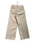 PORT BY ARK (ポートバイアーク) Baggy Trousers アイボリー サイズ:2：7000円