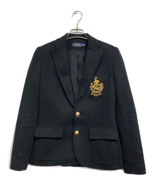 POLO RALPH LAUREN（ポロ・ラルフローレン）POLO RALPH LAUREN (ポロ・ラルフローレン) 金釦ブレザー ブラックの古着・服飾アイテム