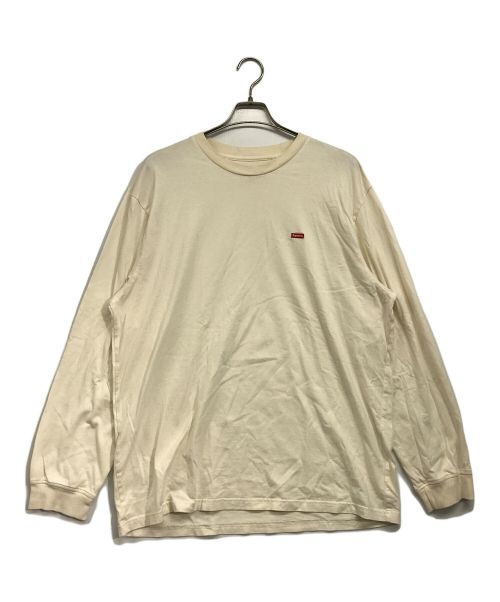 SUPREME（シュプリーム）Supreme (シュプリーム) Small Box L/S Tee アイボリー サイズ:XLの古着・服飾アイテム