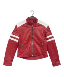 MAX CADYs（マックス・ケイディ）の古着「Brad Pitt Fight Club Riders Jacket」｜レッド