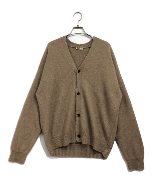 AURALEE（オーラリー）AURALEE (オーラリー) BABY CASHMERE KNIT CARDIGAN ベージュ サイズ:3の古着・服飾アイテム