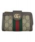 GUCCI（グッチ）の古着「オフディアカードケースウォレット」｜ブラウン