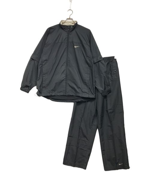 NIKE（ナイキ）NIKE (ナイキ) pocketable detachable nylon suit ブラック サイズ:Lの古着・服飾アイテム