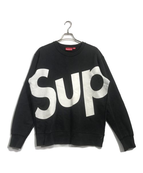 SUPREME（シュプリーム）Supreme (シュプリーム) Sup Big Logo Crewneck ブラック サイズ:Lの古着・服飾アイテム