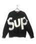 Supreme（シュプリーム）の古着「Sup Big Logo Crewneck」｜ブラック