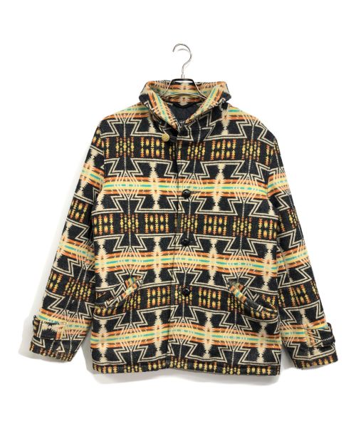 SCHOTT BROS.（ショットブロス）SCHOTT BROS. (ショットブロス) 730US NAVAJO BLANKET JACKET ブラック×オレンジ サイズ:UK40の古着・服飾アイテム