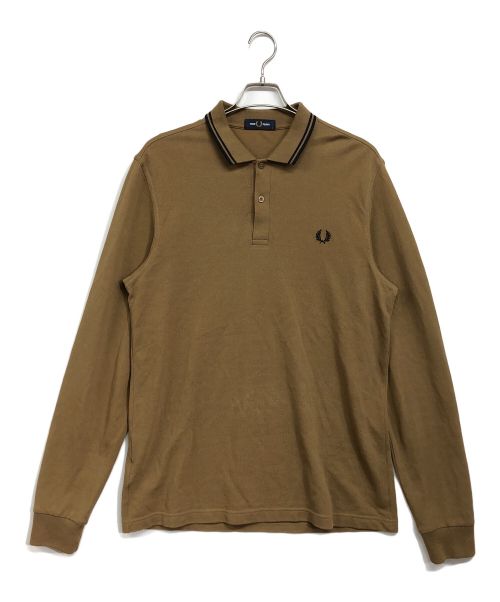 FRED PERRY（フレッドペリー）FRED PERRY (フレッドペリー) ポロシャツ ブラウン サイズ:Lの古着・服飾アイテム