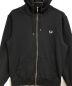 FRED PERRY (フレッドペリー) Hooded Zip Through Sweatshirt ブラック サイズ:L：6000円