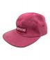 Supreme（シュプリーム）の古着「Suede CAMP CAP」｜ピンク