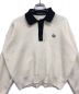 FRED PERRY (フレッドペリー) ニットポロシャツ ホワイト×ブラック サイズ:M：15000円